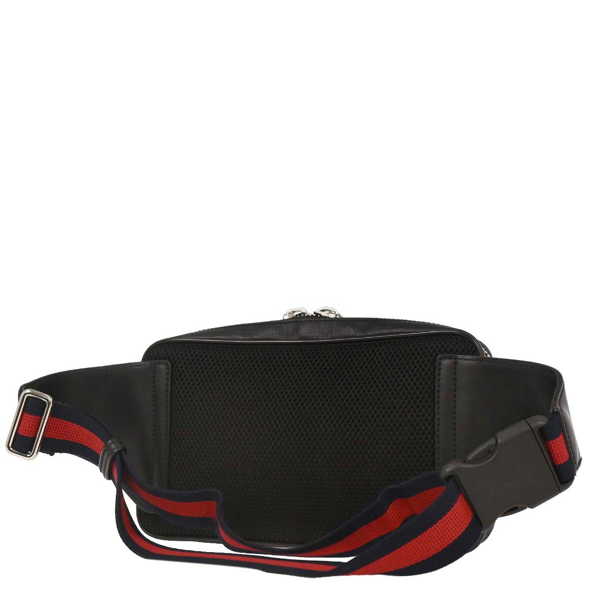 Gucci Black PVC GG Waist Bum Bag