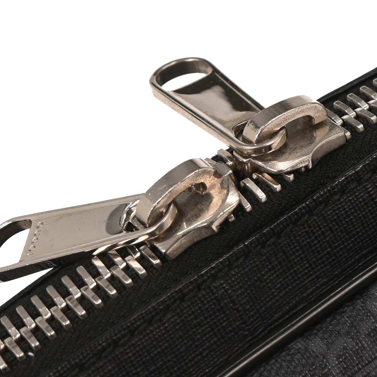 Gucci Black PVC GG Waist Bum Bag