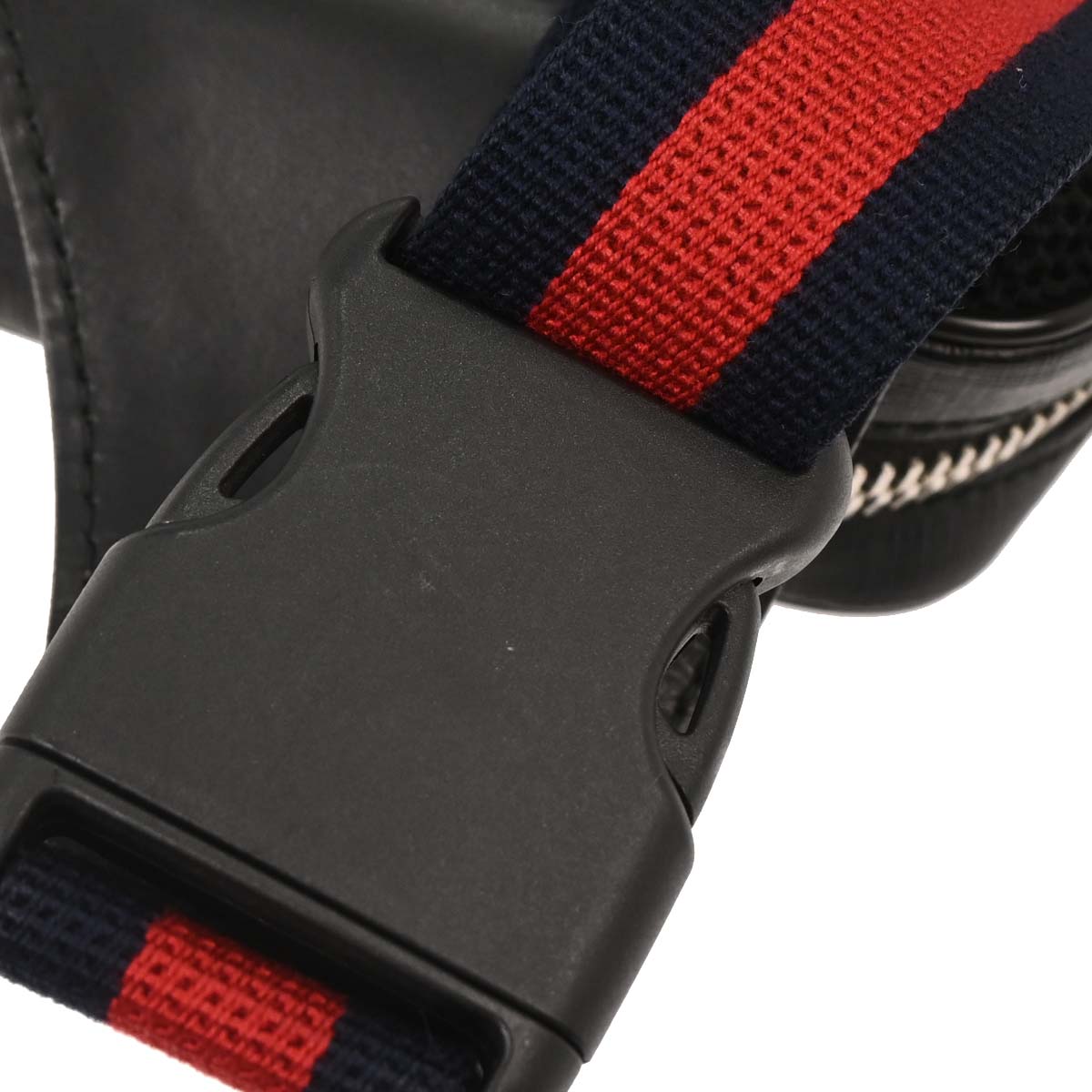 Gucci Black PVC GG Waist Bum Bag
