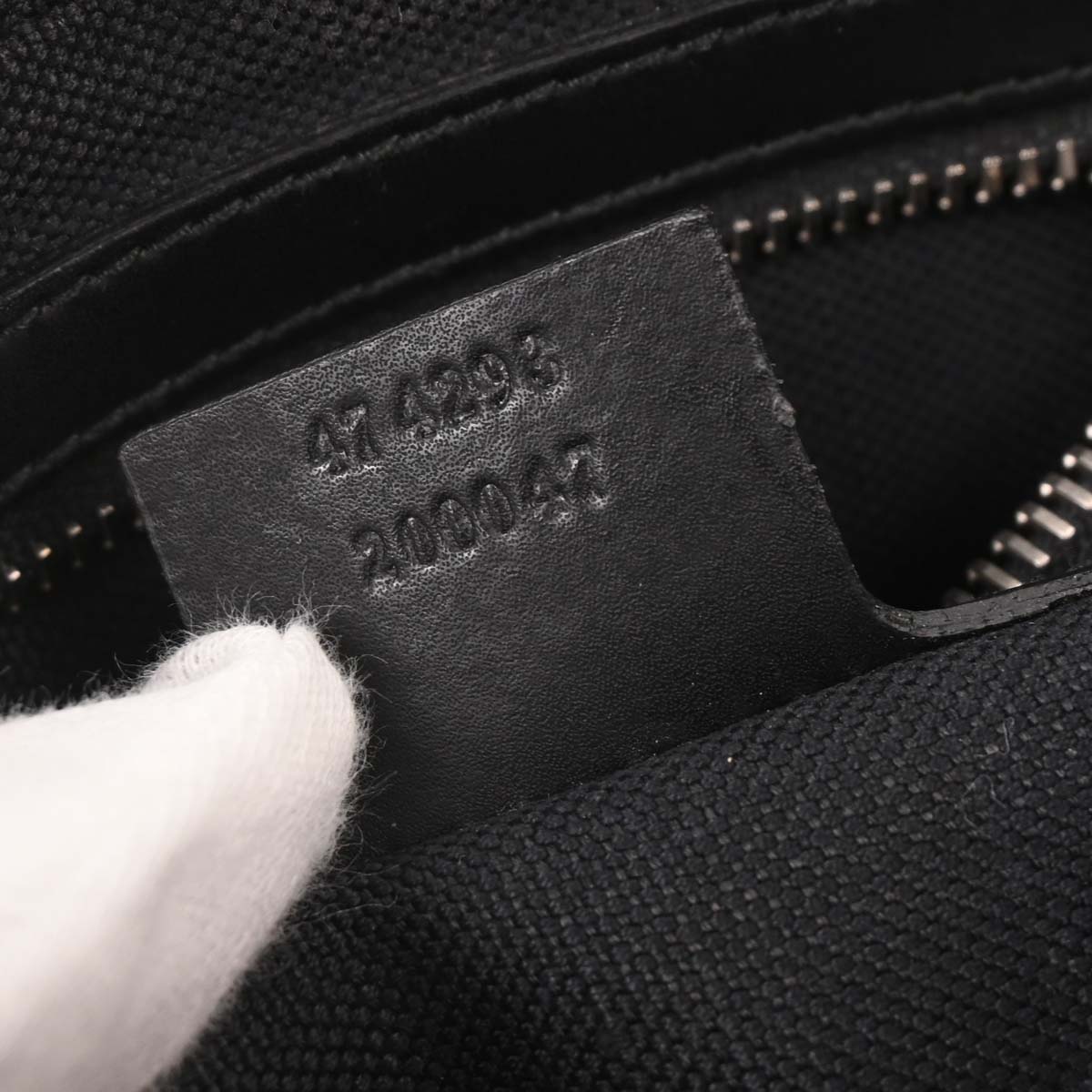 Gucci Black PVC GG Waist Bum Bag