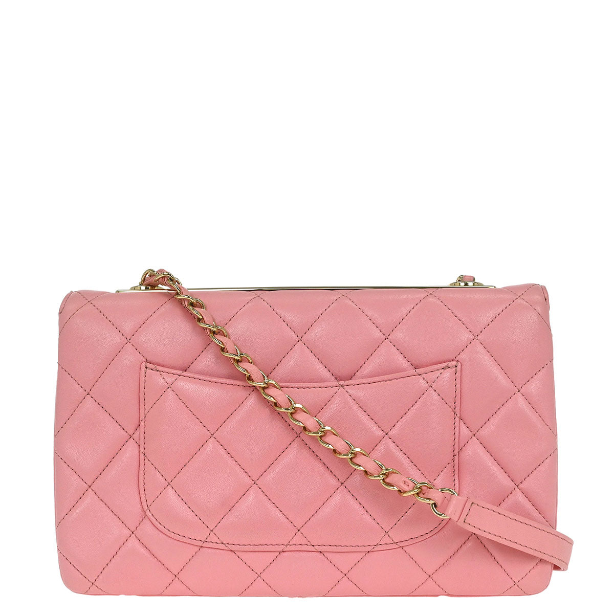 Chanel 2019 Pink Lambskin Trendy CC Shoulder Bag