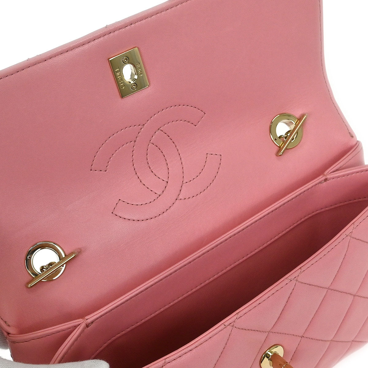 Chanel 2019 Pink Lambskin Trendy CC Shoulder Bag