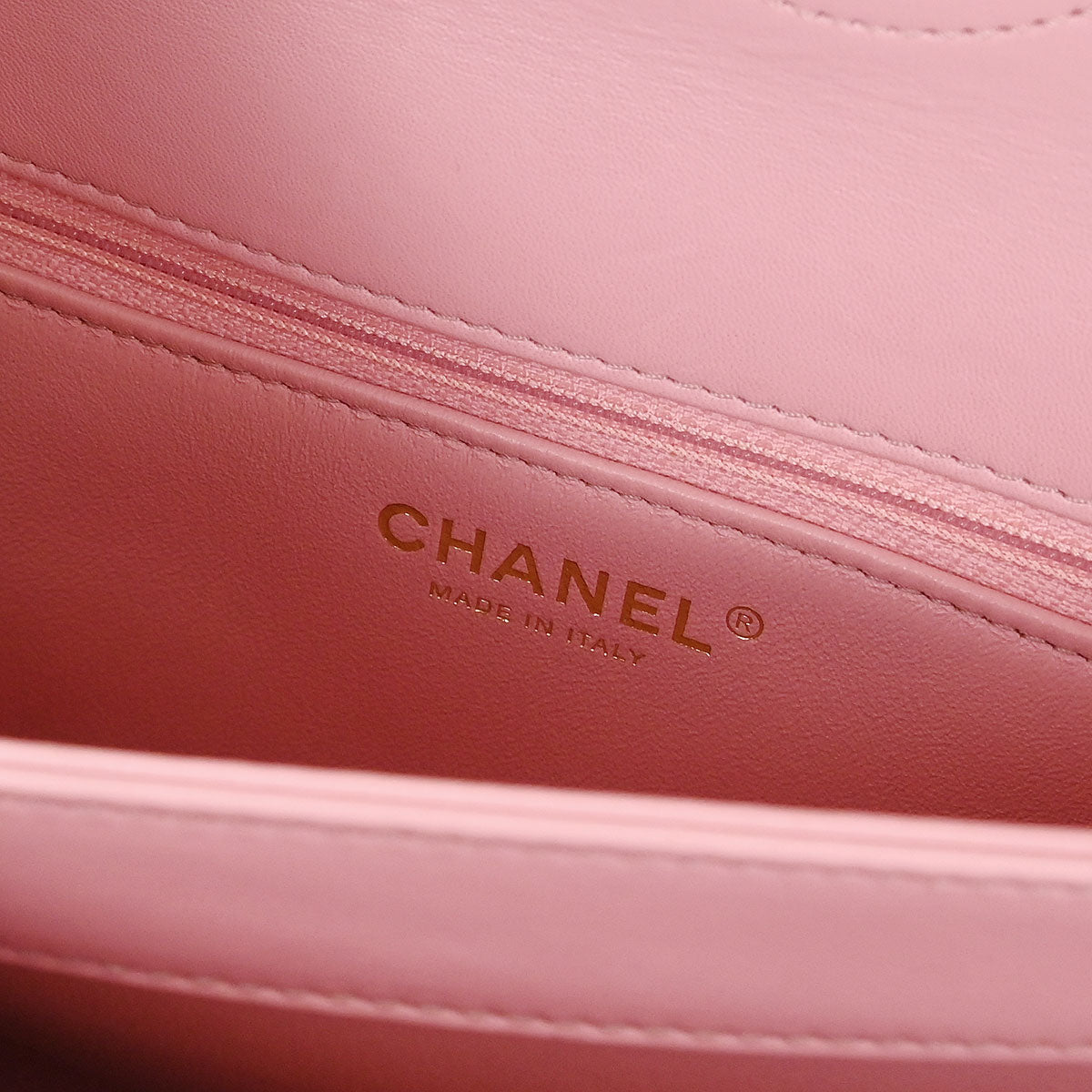 Chanel 2019 Pink Lambskin Trendy CC Shoulder Bag