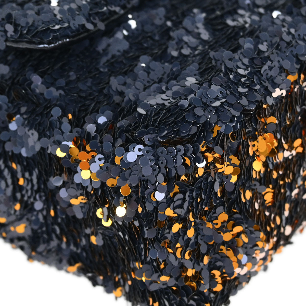 Chanel 2018-2019 Navy Sequins Shoulder Bag