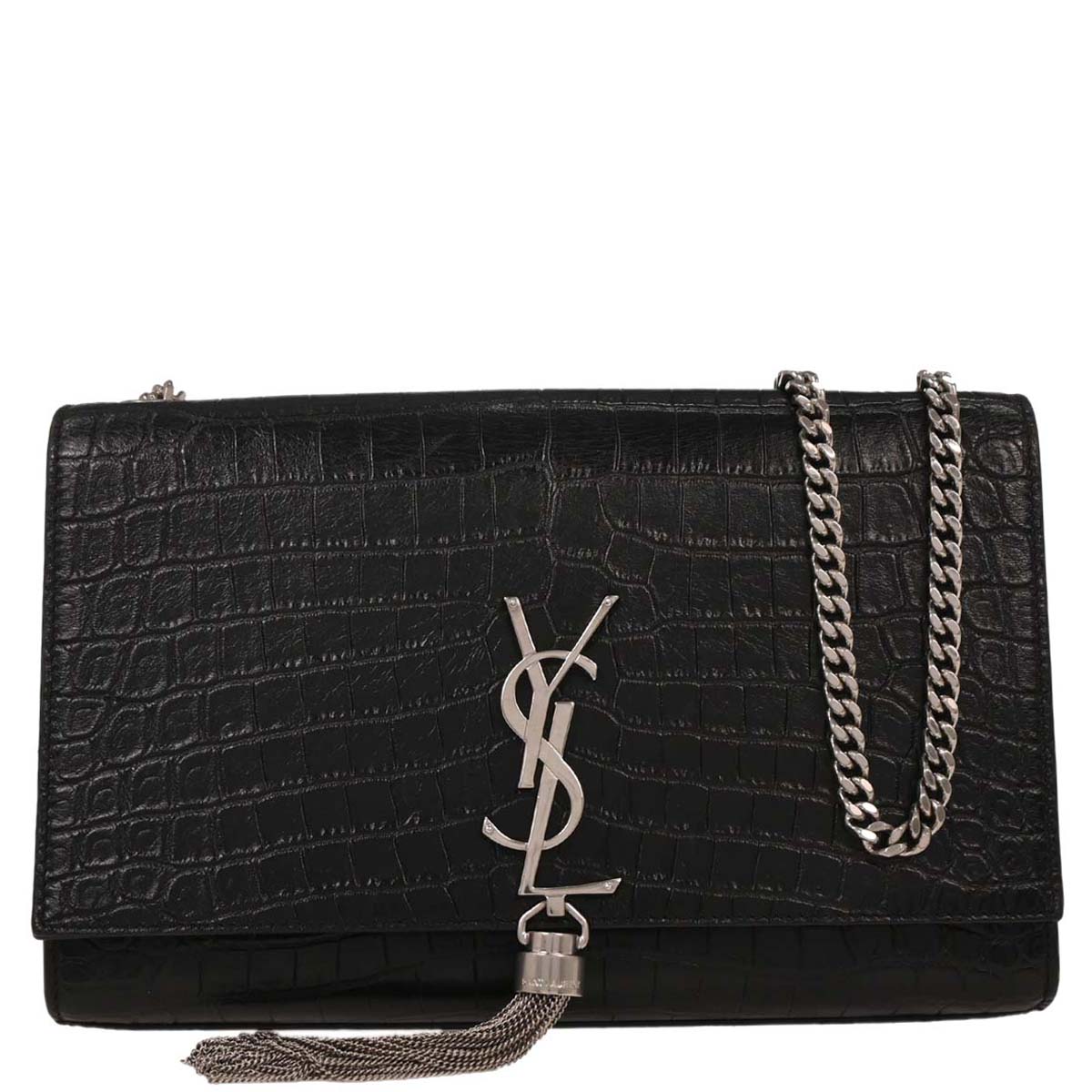 Saint Laurent * Black Leather Kate Shoulder Bag