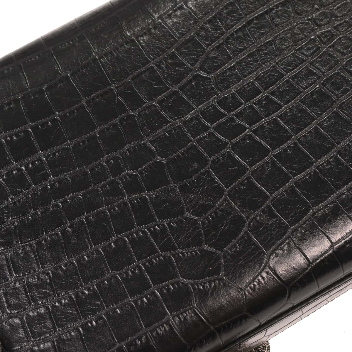 Saint Laurent * Black Leather Kate Shoulder Bag