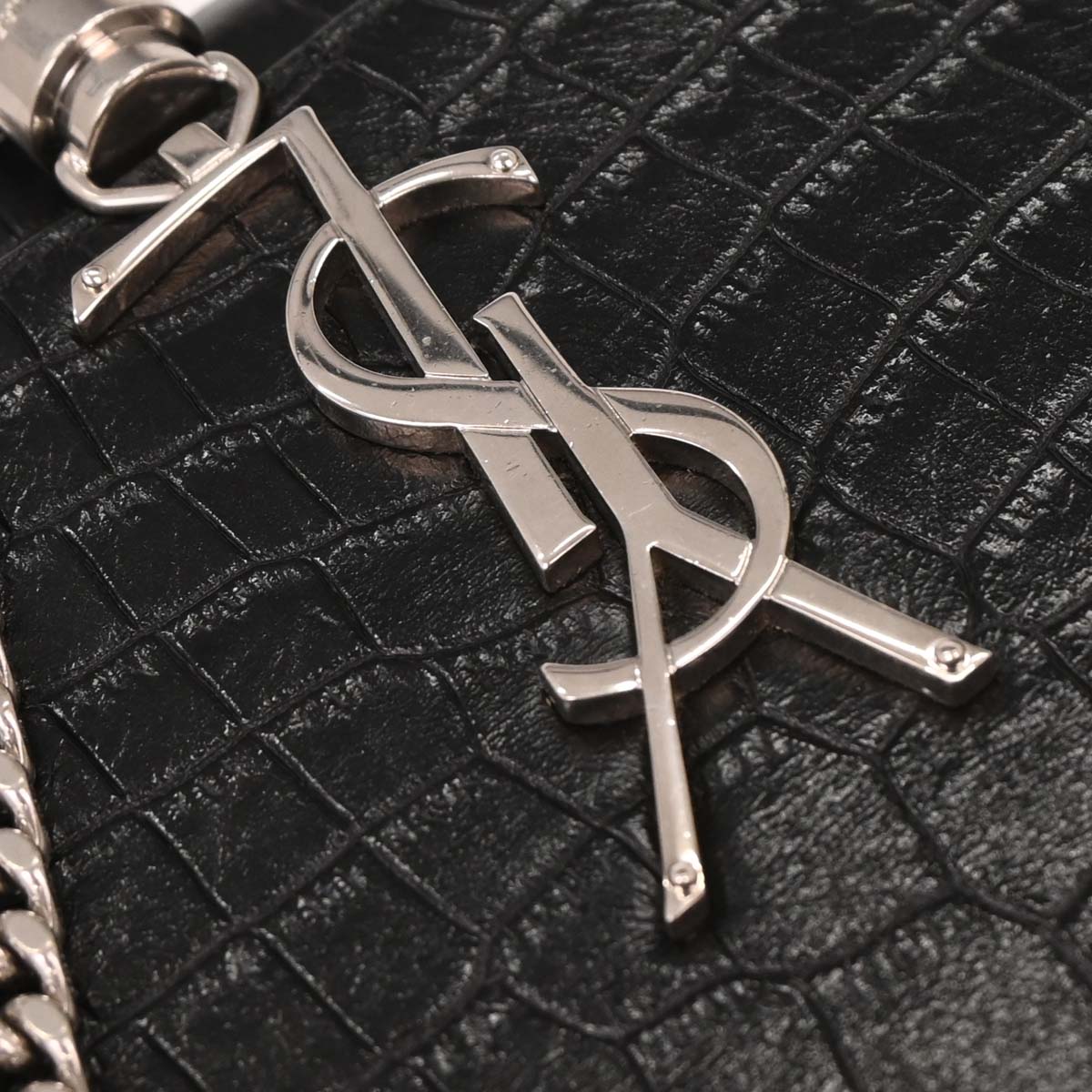 Saint Laurent * Black Leather Kate Shoulder Bag