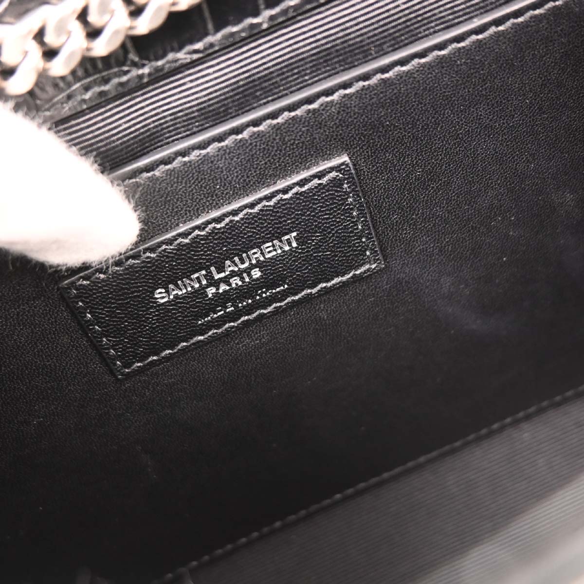 Saint Laurent * Black Leather Kate Shoulder Bag