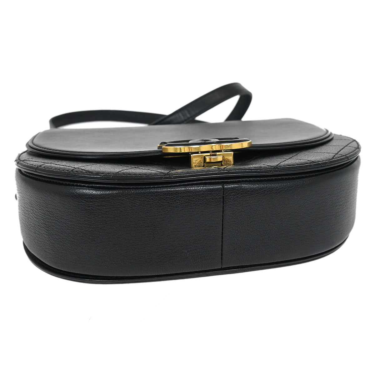 Chanel 2017 Black Calfskin Coco Curve 2way Shoulder Handbag