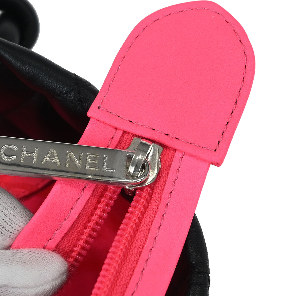 Chanel 2011 Black Calfskin Cambon Ligne Tote Handbag