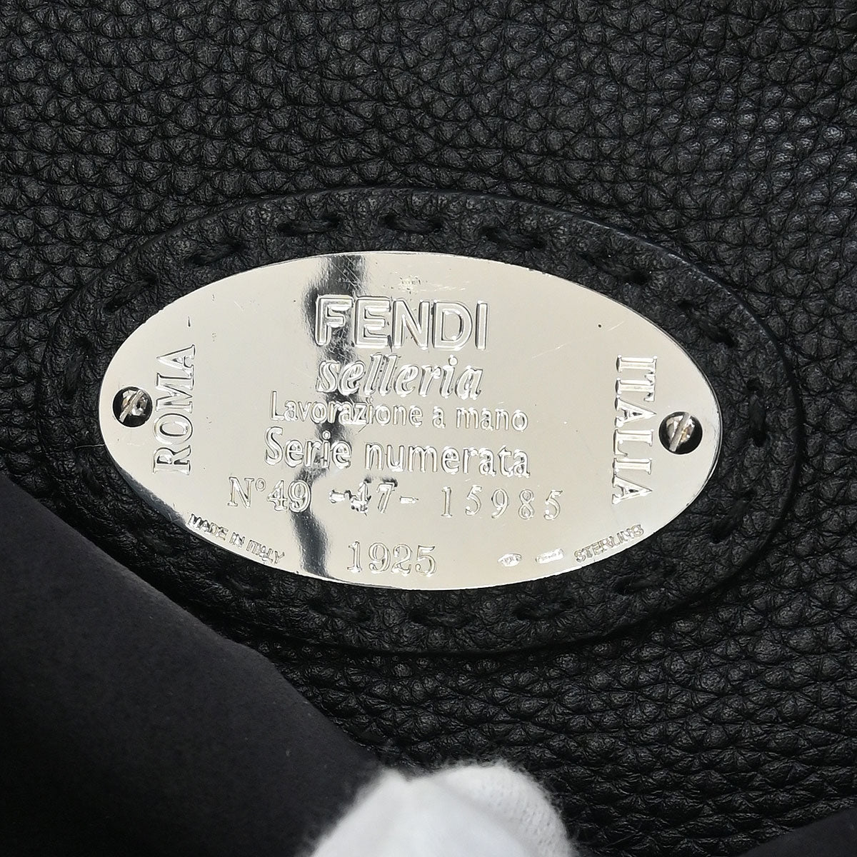 Fendi Black Peekaboo Fit Monster 2way Shoulder Handbag