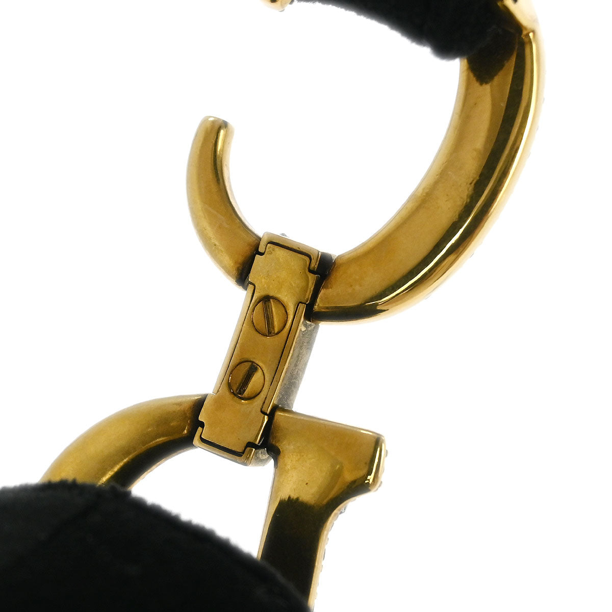 Christian Dior 2019 Black Velvet Saddle Handbag