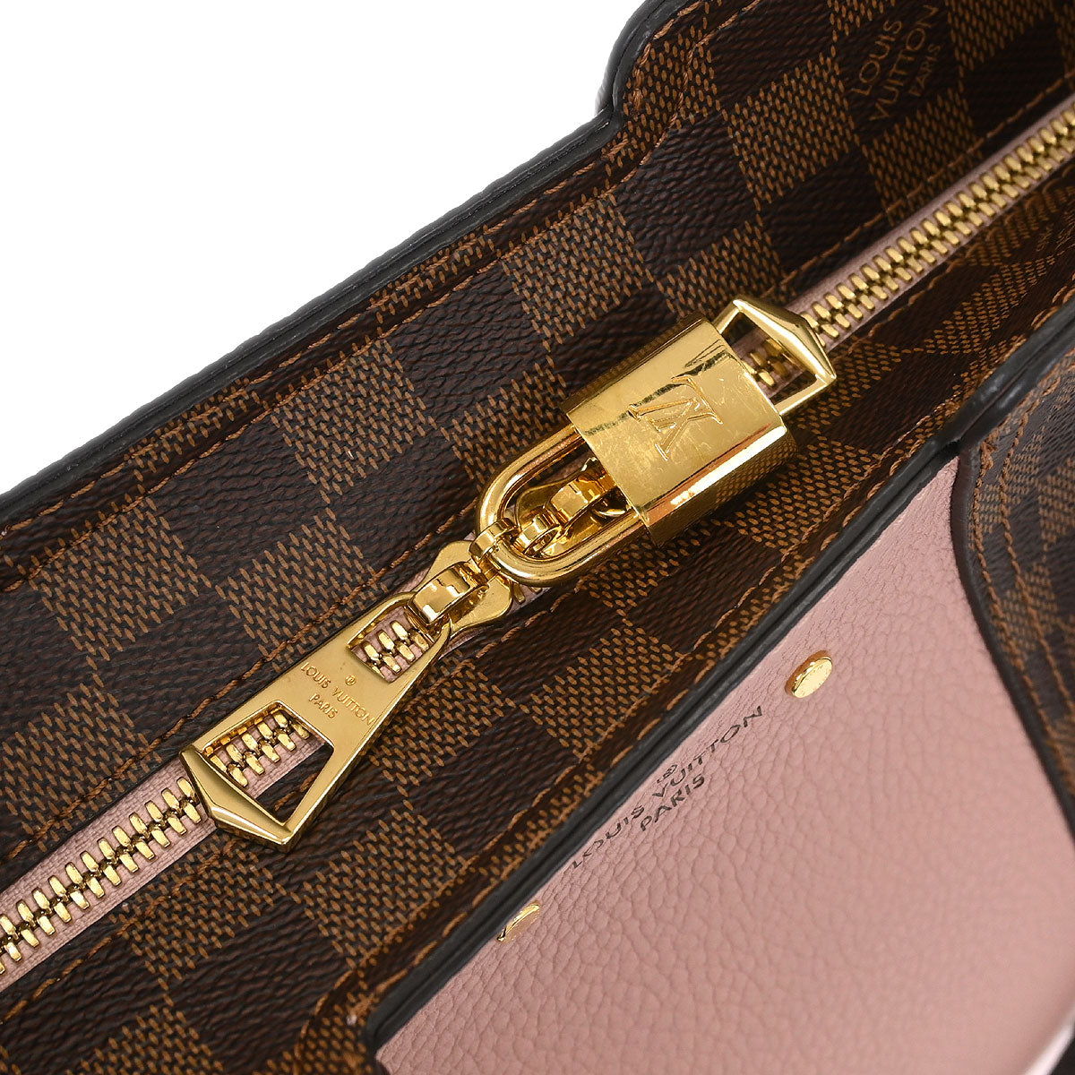 Louis Vuitton Pink Damier Jersey 2way Shoulder Handbag N44041