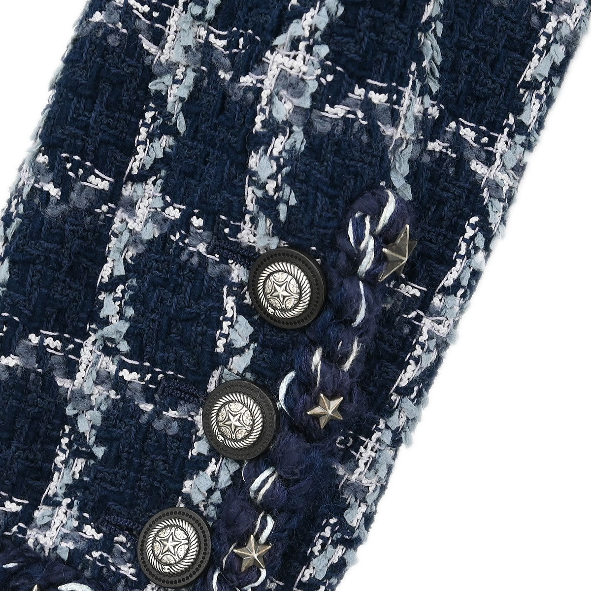 Chanel 2014-2015 Single Breasted Jacket Navy #40