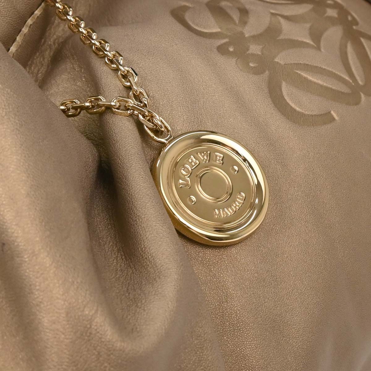 Loewe Gold Lambskin Nappa Aire Tote Handbag