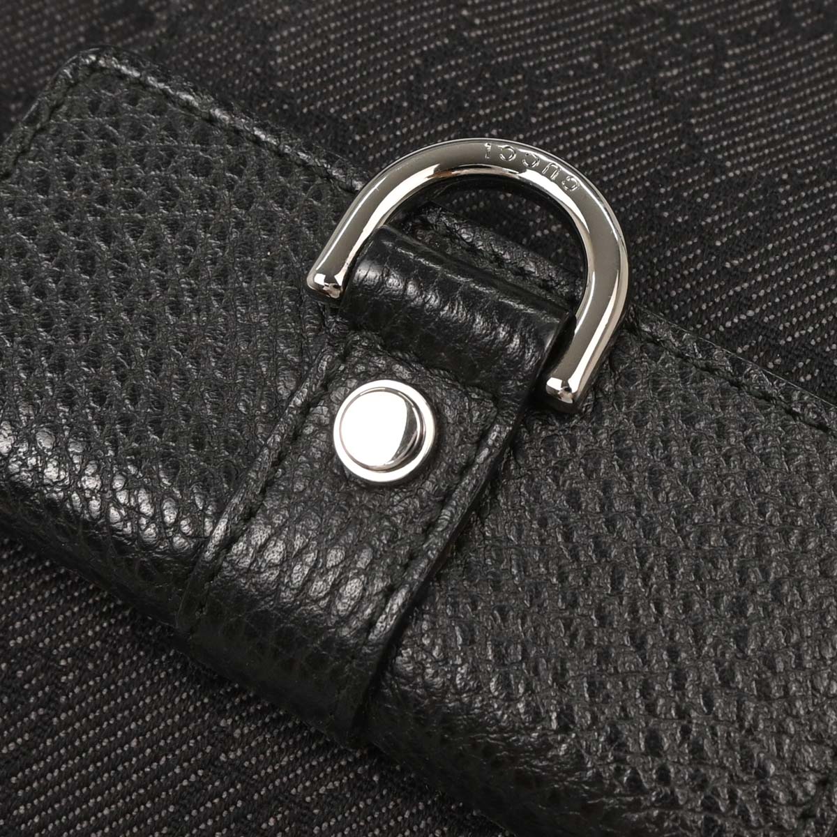 Gucci Black Canvas GG Tote Handbag