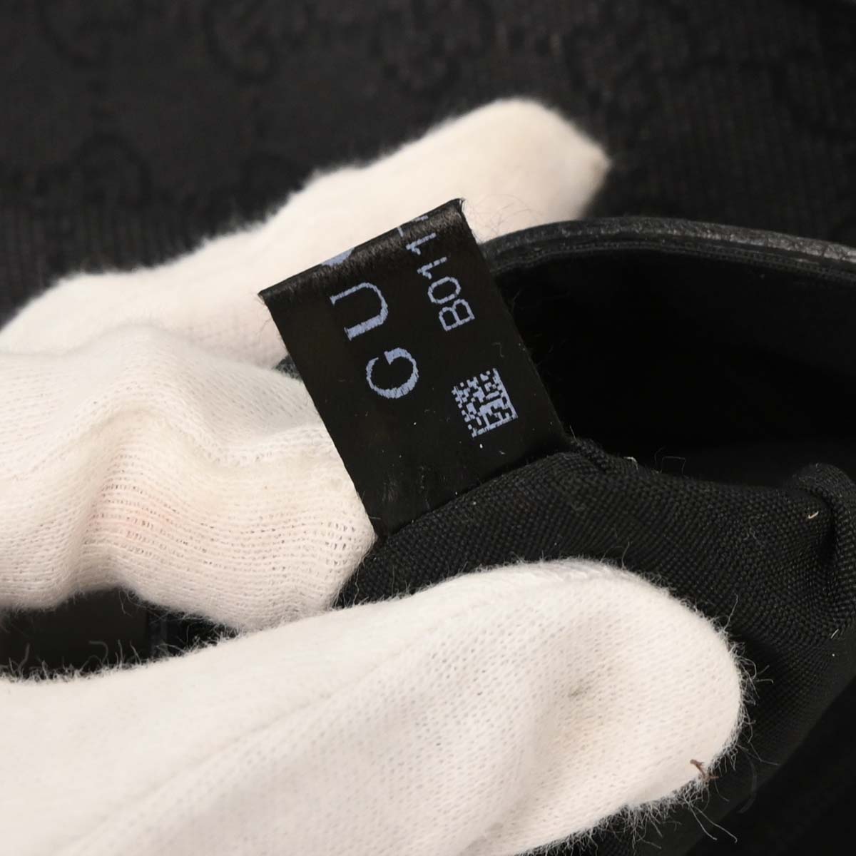 Gucci Black Canvas GG Tote Handbag