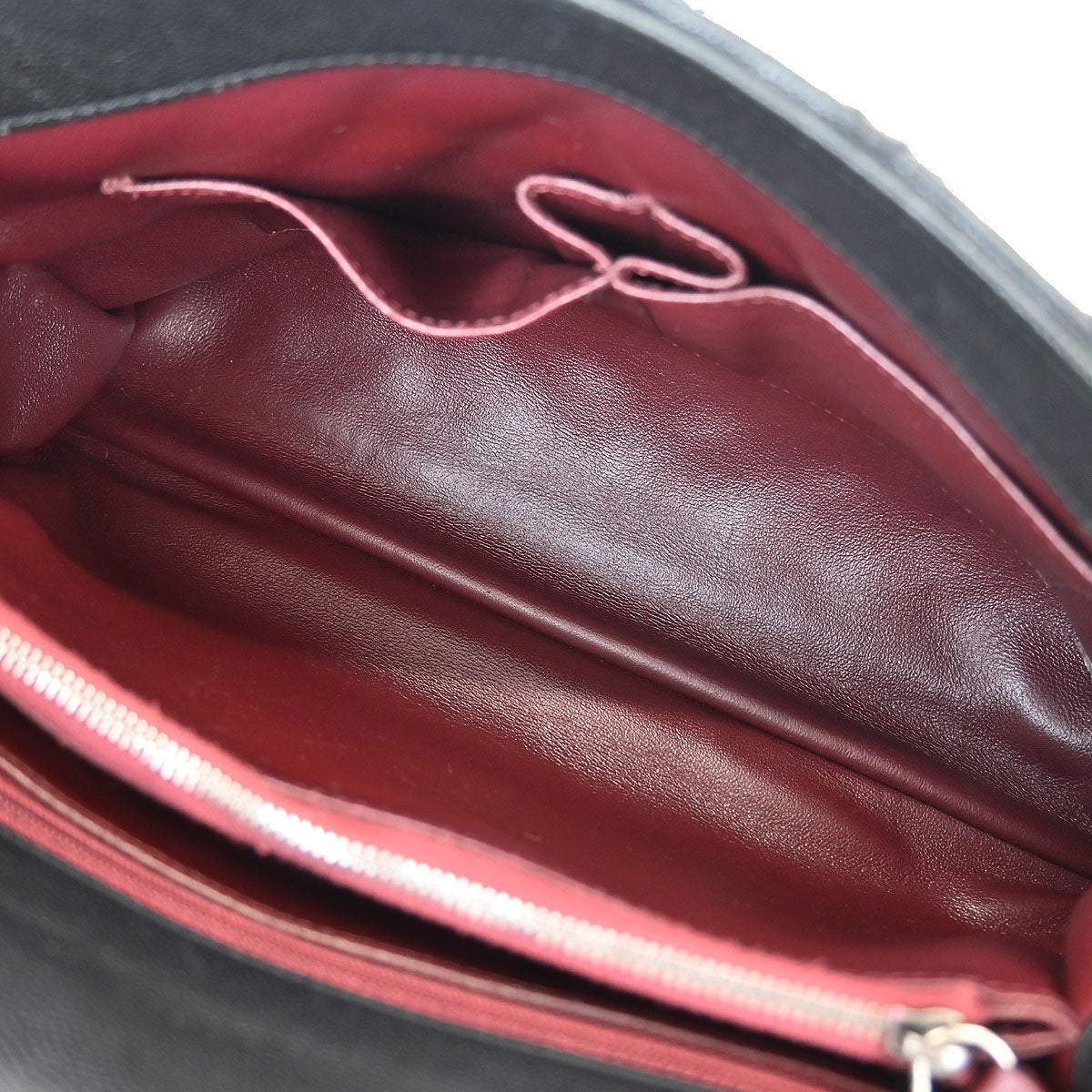 Chanel * 2015-2016 Black Lizard Caviar Coco Handle 2way Shoulder Handbag