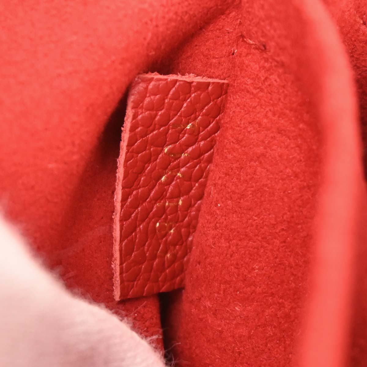 Louis Vuitton Red Monogram Empreinte Saint Sulpice PM M43393