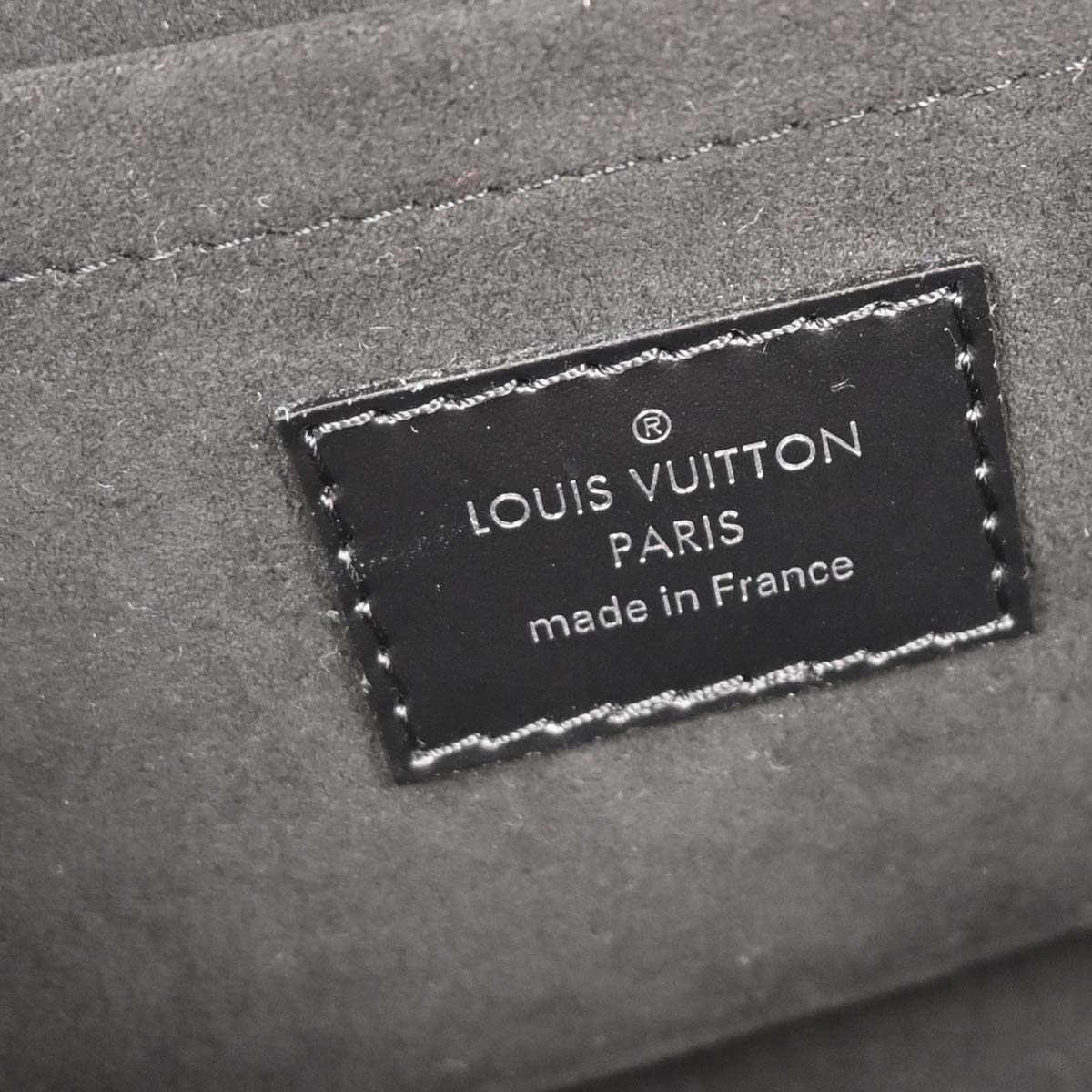 Louis Vuitton Black Epi Pochette Montaigne Handbag M59292