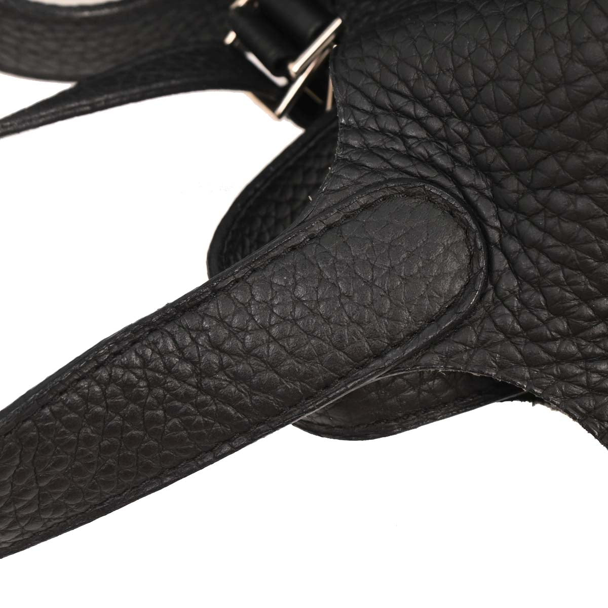 Hermes Black Taurillon Clemence Picotin Lock 18 PM Handbag