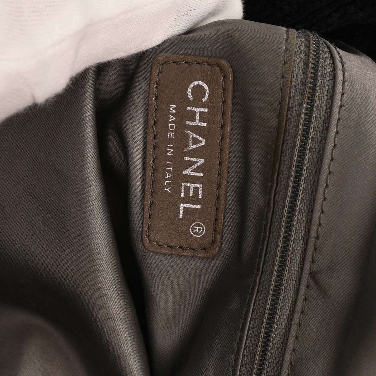 Chanel 2010-2011 Black Faux Fur Hobo 2way Shoulder Handbag