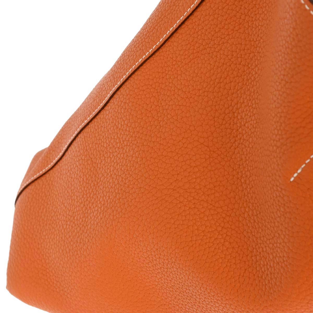 Hermes Gold Orange Taurillon Double Sens 36 Reversible Handbag