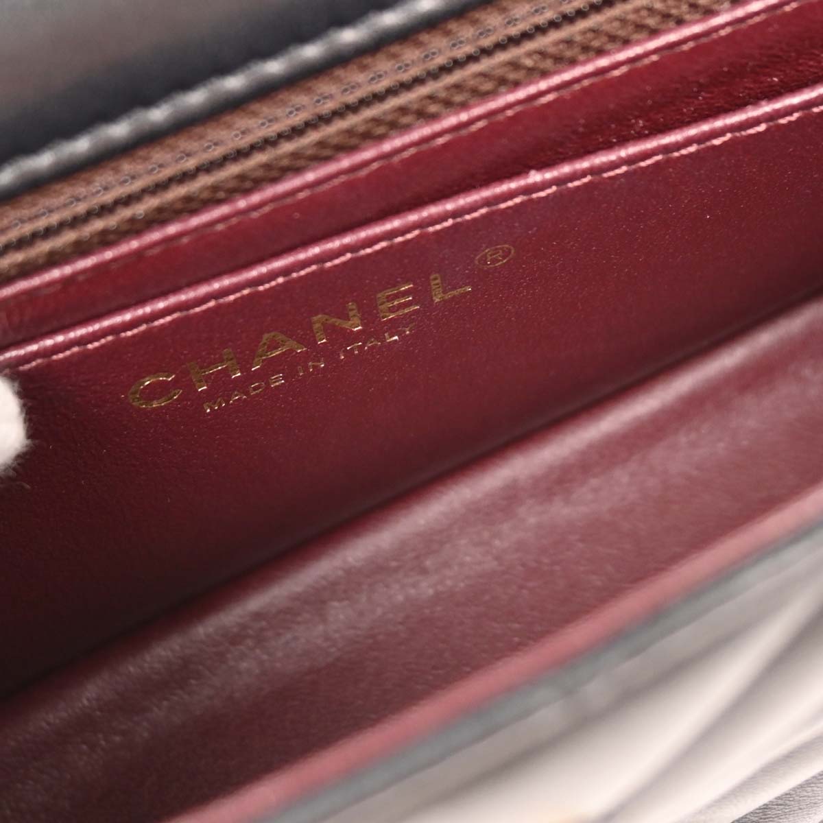 Chanel 2017-2018 Black Lambskin Chevron Shoulder Bag