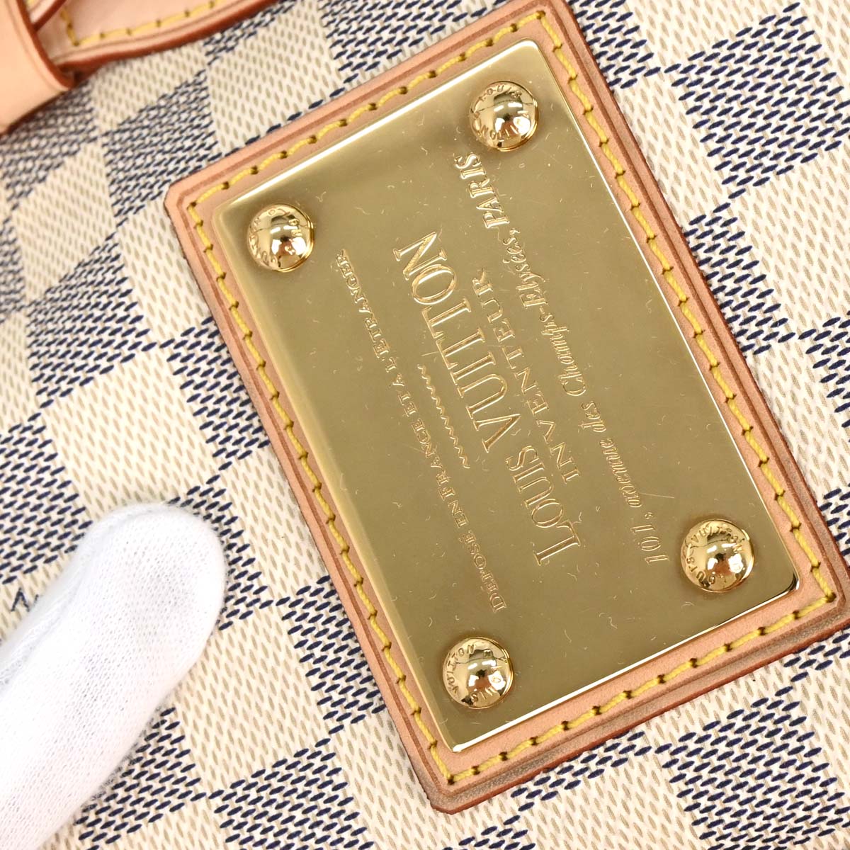 Louis Vuitton Damier Azur Hampstead MM Handbag N51206