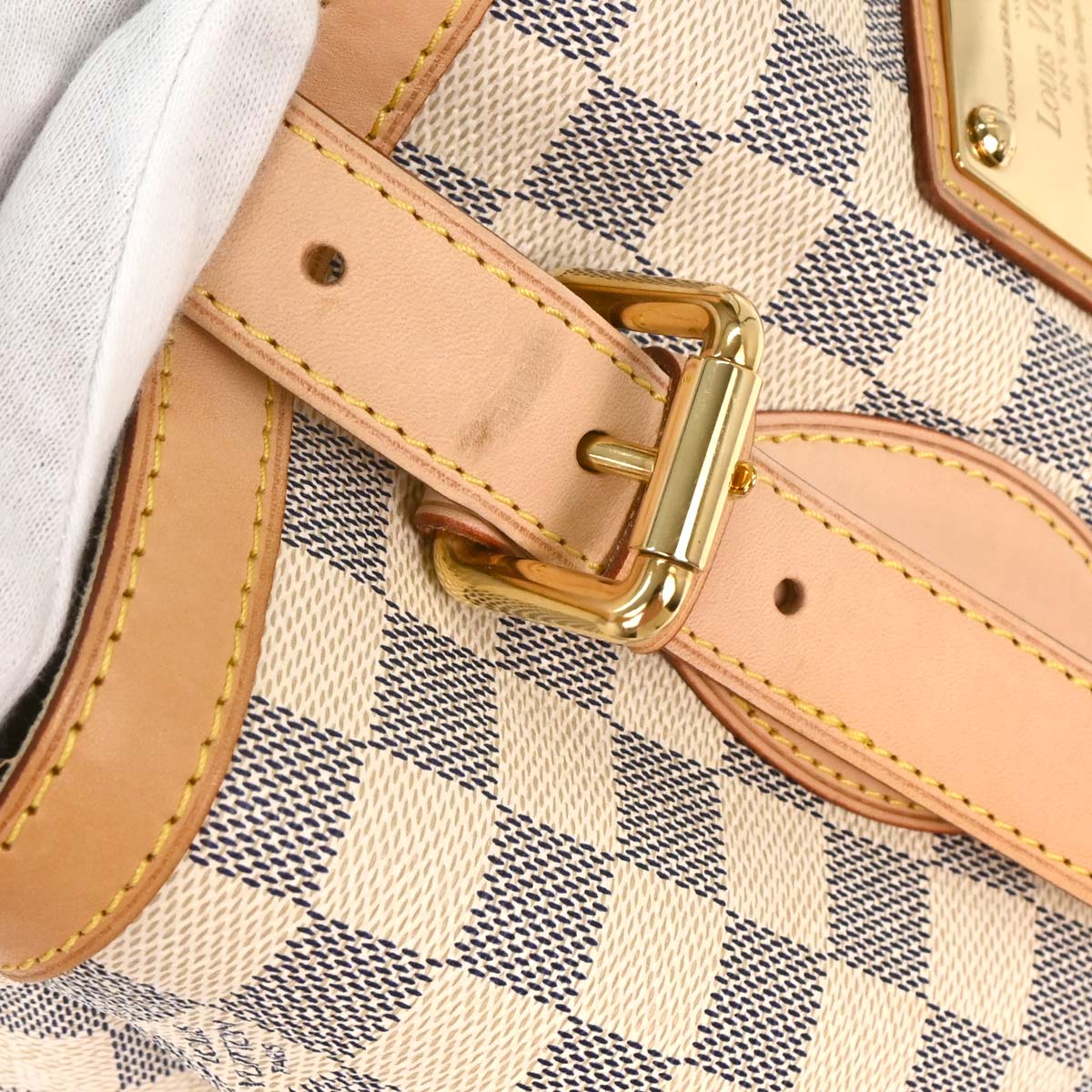 Louis Vuitton Damier Azur Hampstead MM Handbag N51206