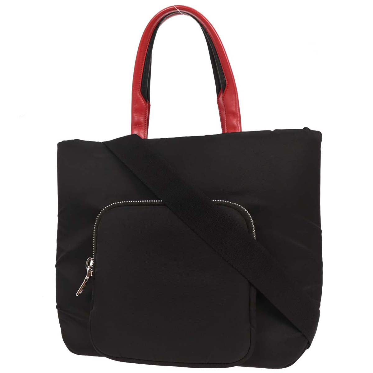 Prada Black Nylon 2way Shoulder Handbag