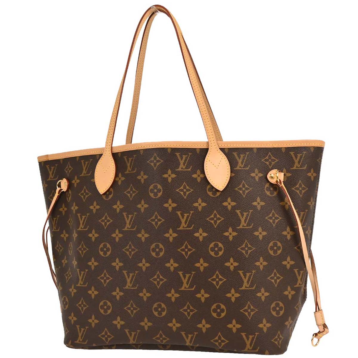 Louis Vuitton Monogram Neverfull MM Shoulder Tote Bag M40156