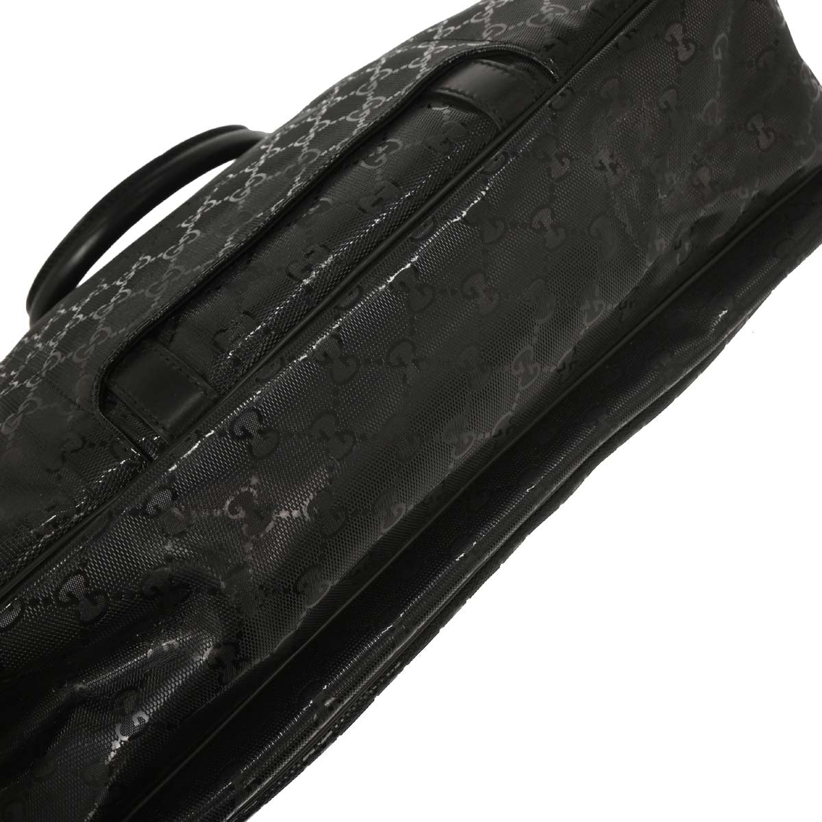 Gucci Black GG Briefcase 2way Shoulder Handbag