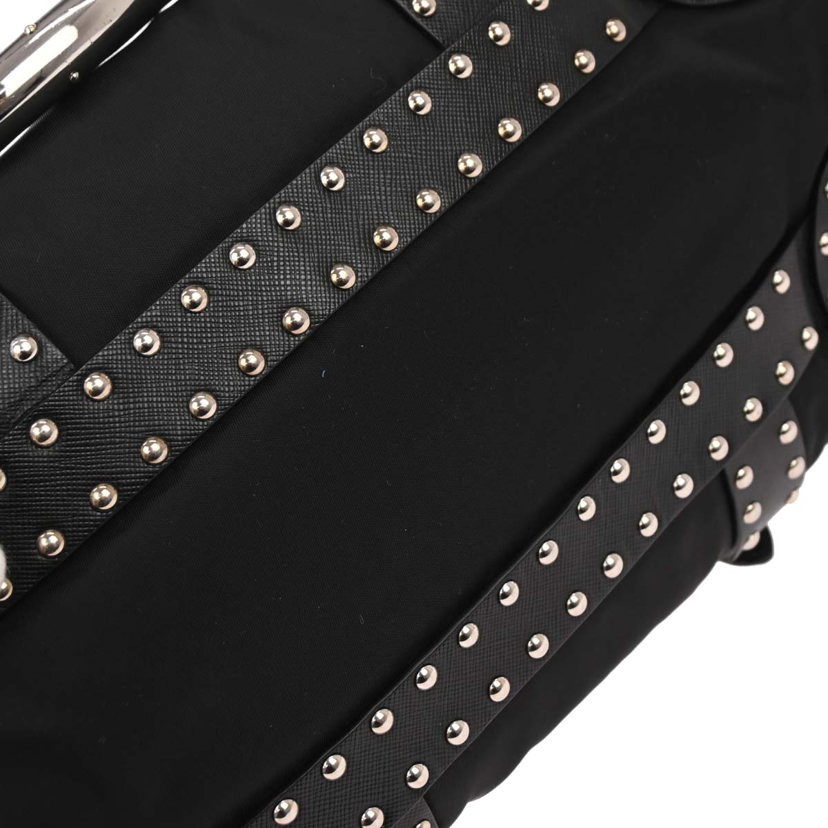 Prada Black Nylon 2way Shoulder Handbag