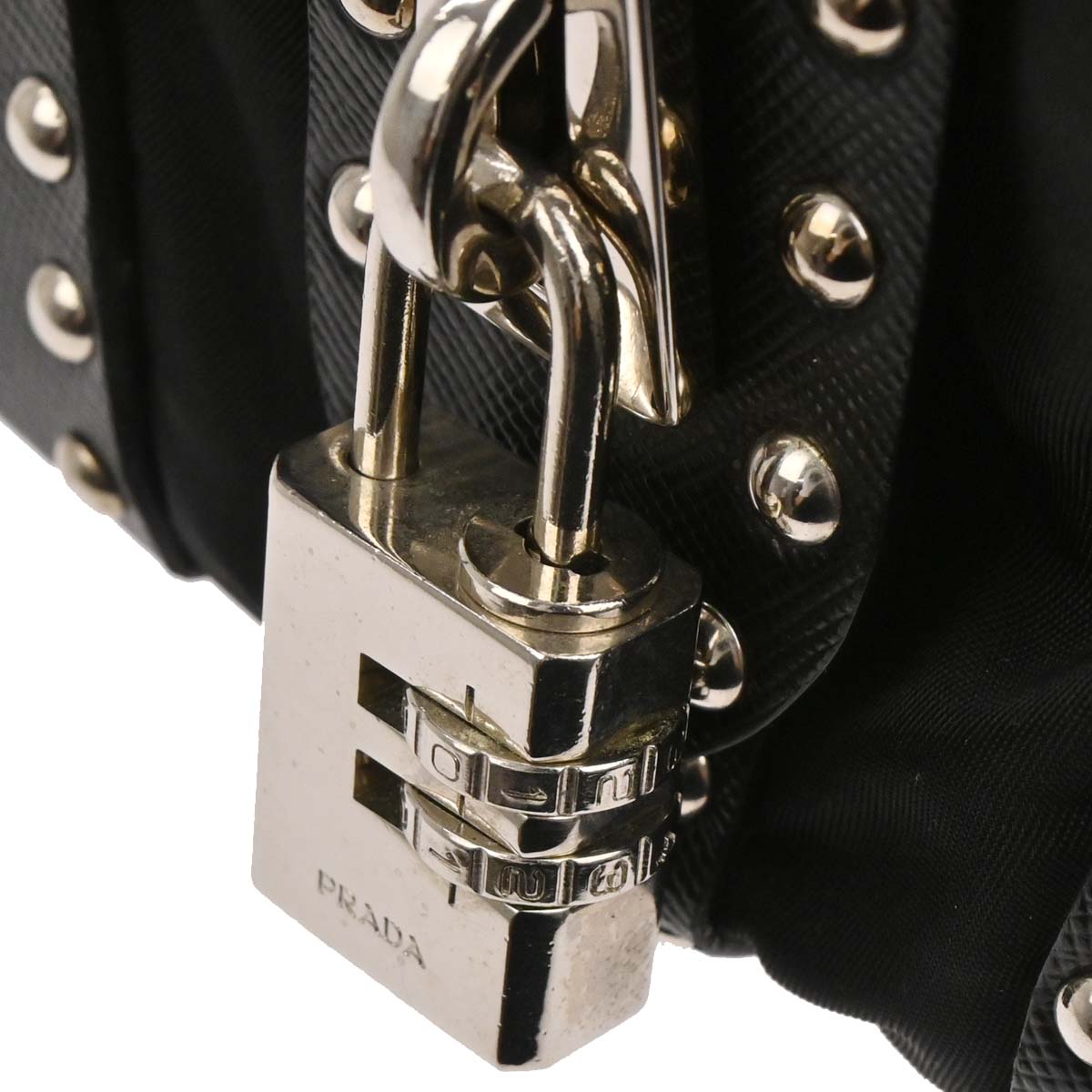 Prada Black Nylon 2way Shoulder Handbag