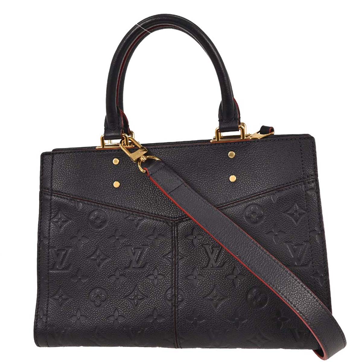 Louis Vuitton 2019 Navy Monogram Empreinte Sully PM Handbag M54195