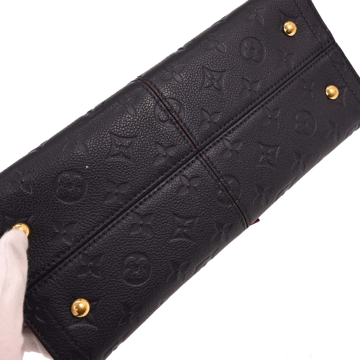 Louis Vuitton 2019 Navy Monogram Empreinte Sully PM Handbag M54195