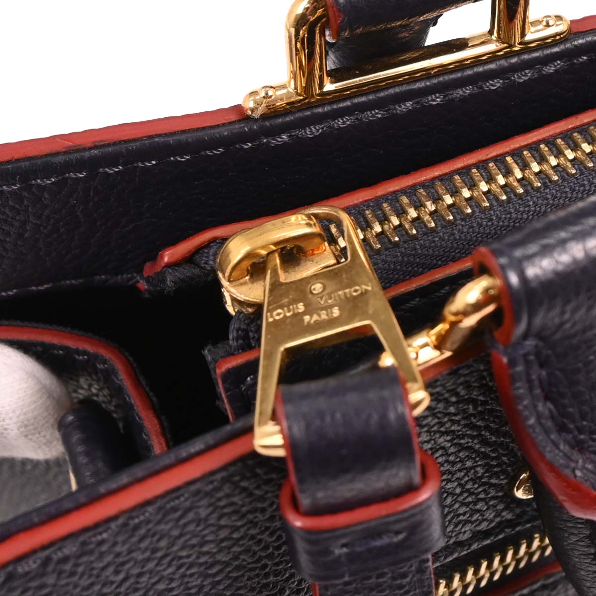 Louis Vuitton 2019 Navy Monogram Empreinte Sully PM Handbag M54195