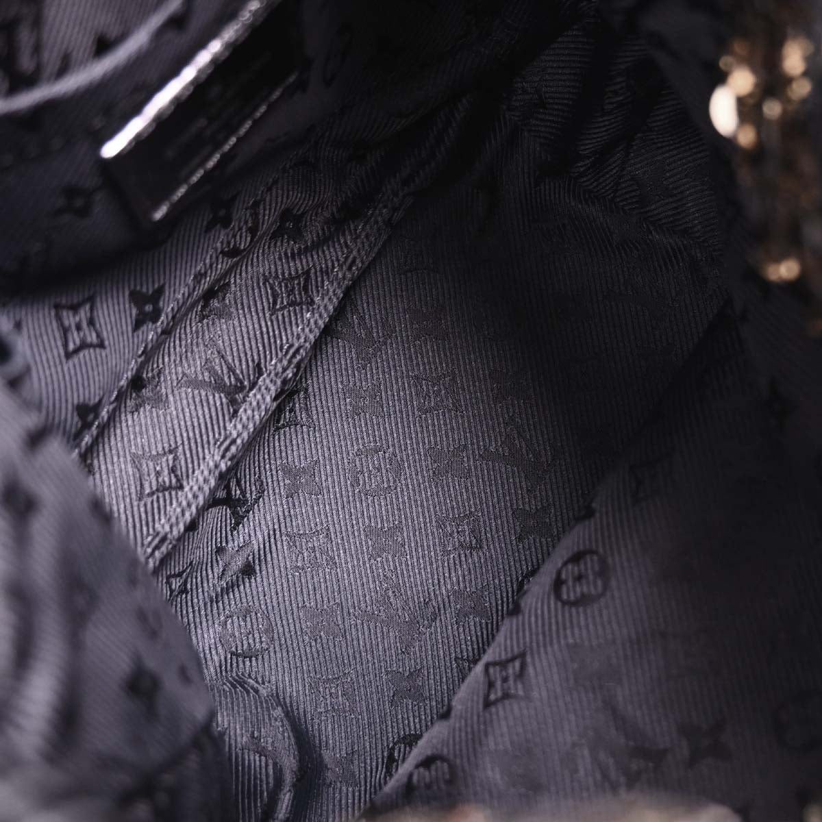 Louis Vuitton 2019 Gold Black Mini Noe Rococo All Sequin Bag