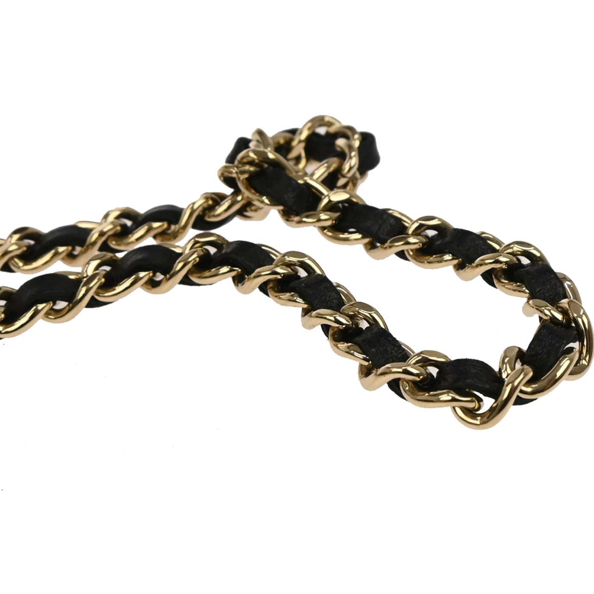 Chanel Black Lambskin Phone Case 2way Shoulder Handbag