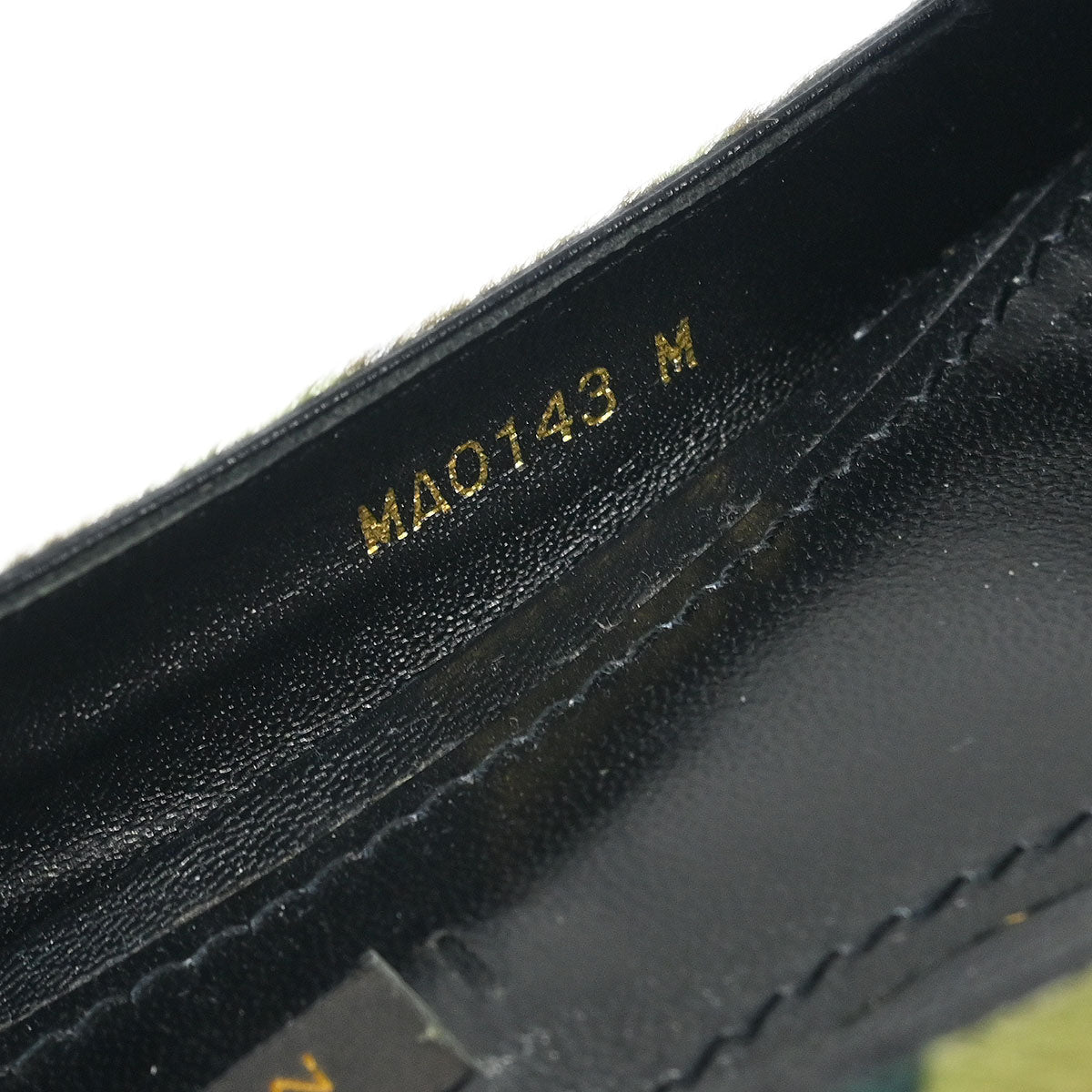 Louis Vuitton * 2013 Khaki Pony Hair Leopard Print Pumps Shoes #36.5