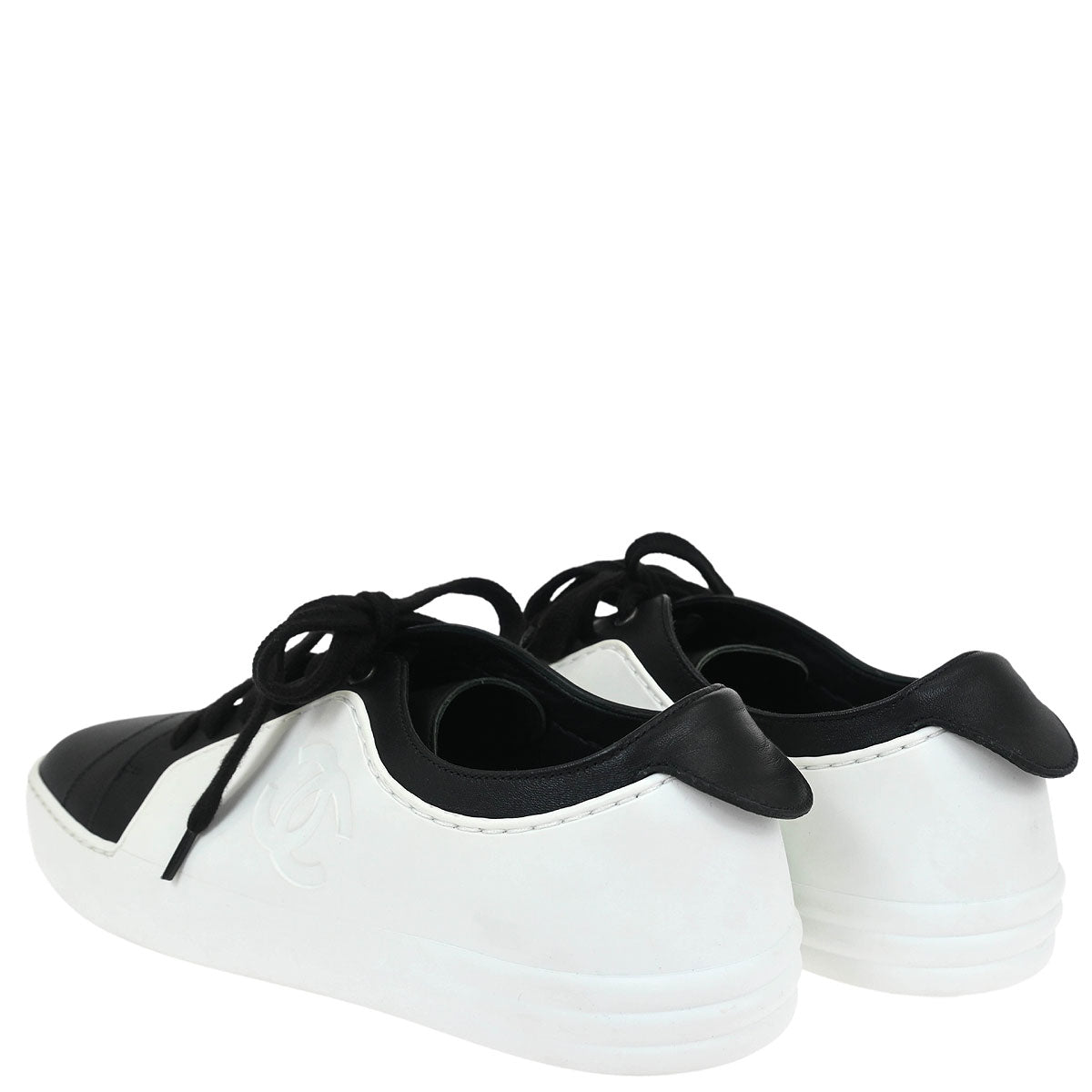 Chanel * Black Sneakers Shoes #39