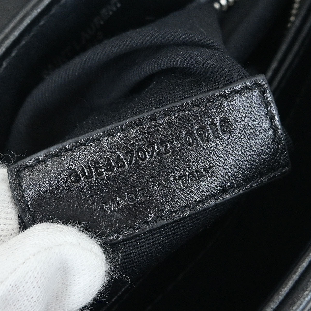 Saint Laurent Black Loulou Shoulder Bag