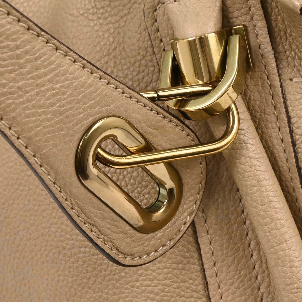 Chloe Beige Paraty 2way Shoulder Handbag
