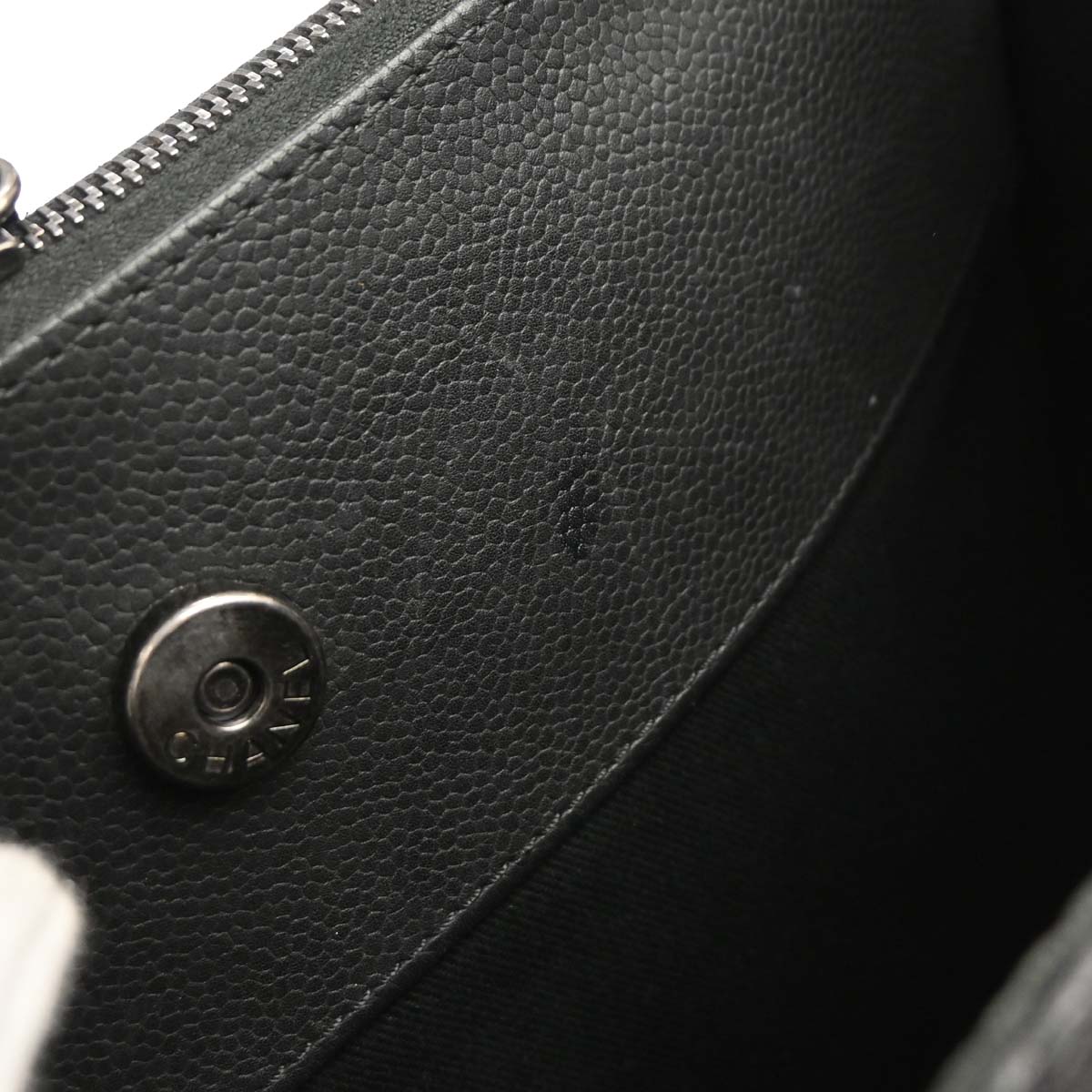 Chanel 2016-2017 Black Caviar Urban Shopping Tote 2way Shoulder Handbag