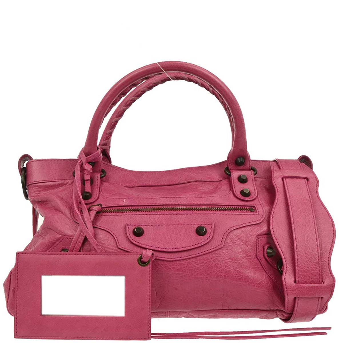 Balenciaga Pink The First 2way Shoulder Handbag