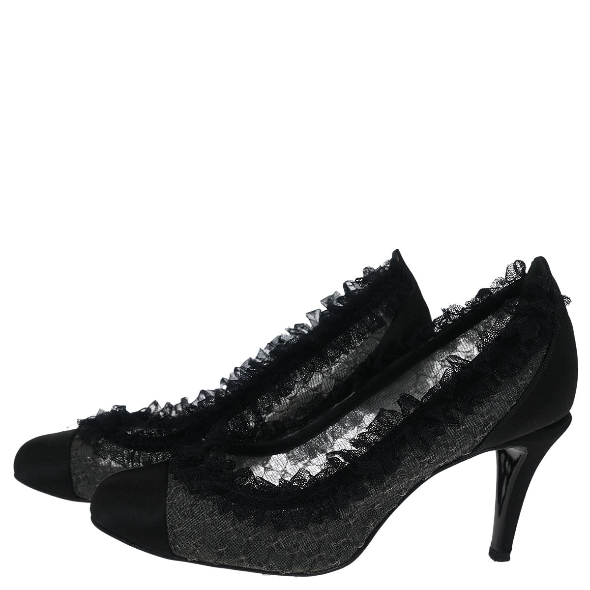 Chanel * Black Pumps Shoes #36