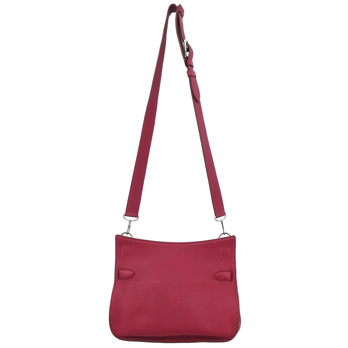 Hermes 2014 Ruby Taurillon Clemence Jypsiere 31 Shoulder Bag