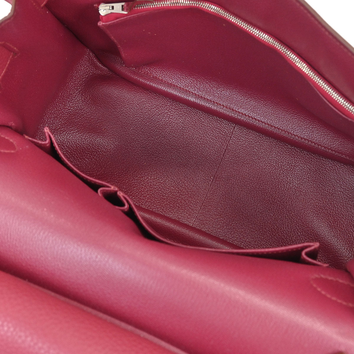 Hermes 2014 Ruby Taurillon Clemence Jypsiere 31 Shoulder Bag