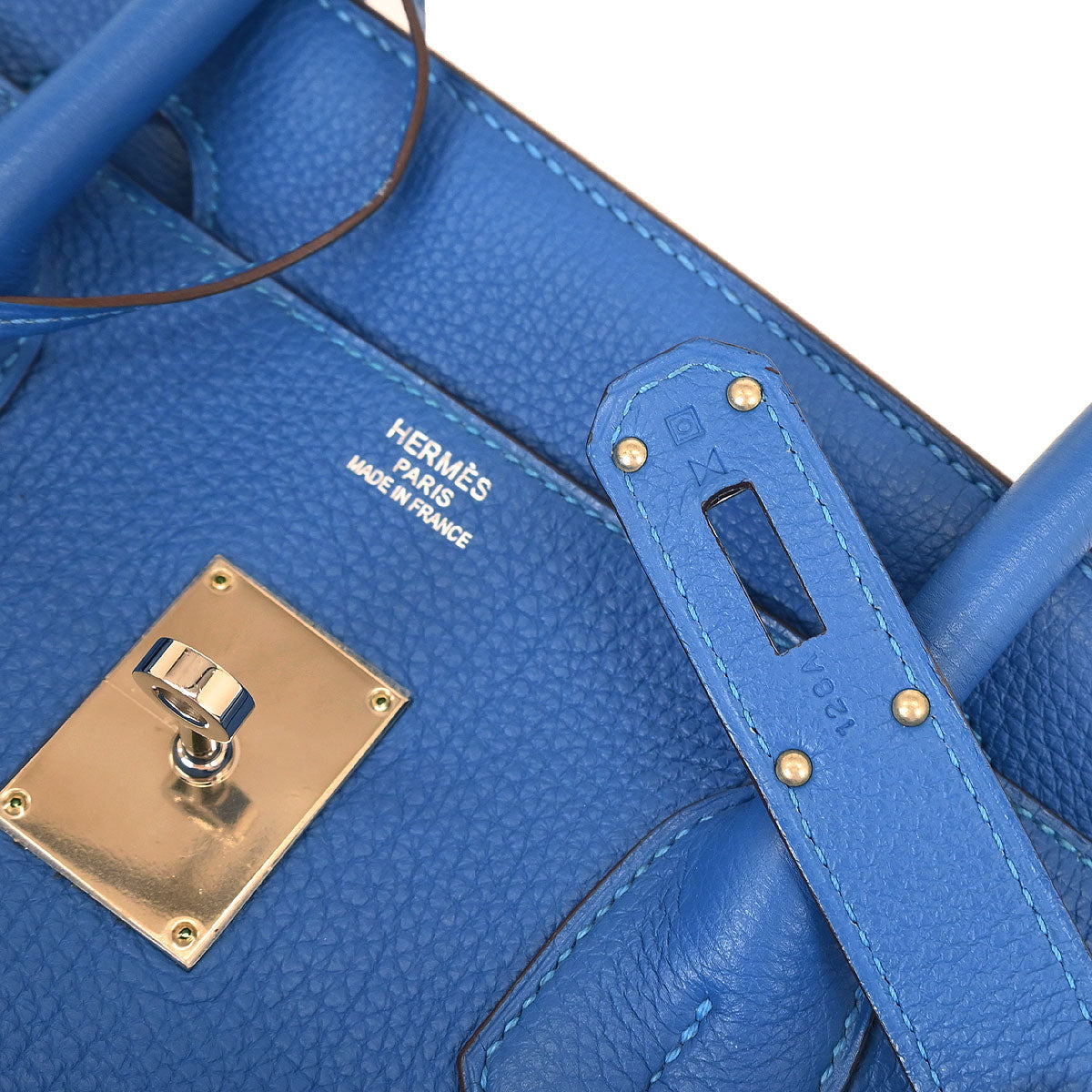 Hermes 2011 Mykonos Togo Shoulder Birkin Handbag